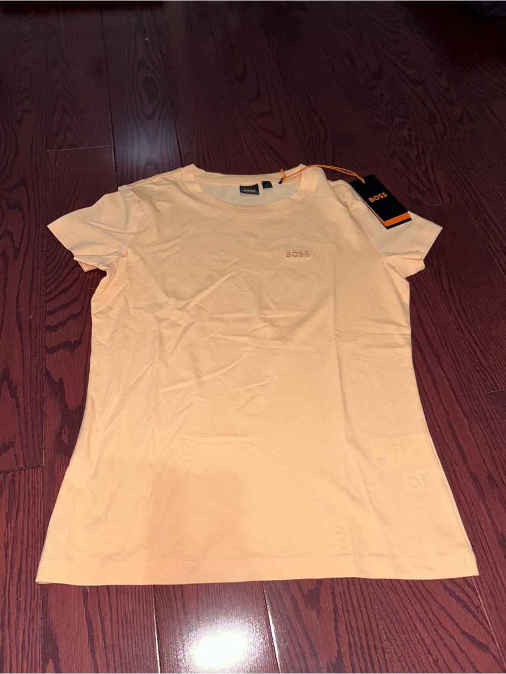 BOSS Women's Short Sleeve Tee in Peach